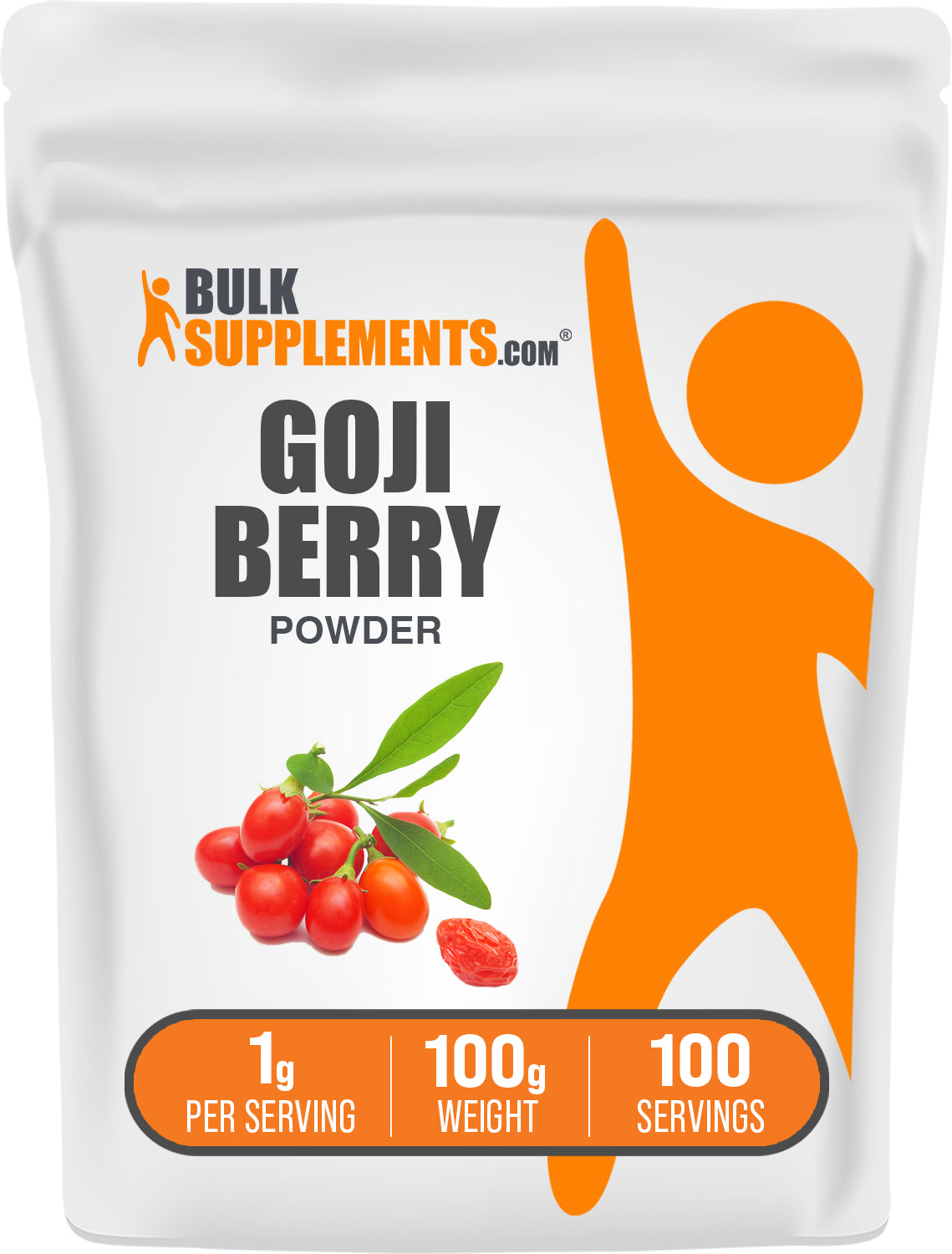 BulkSupplements Goji Berry Powder Bag