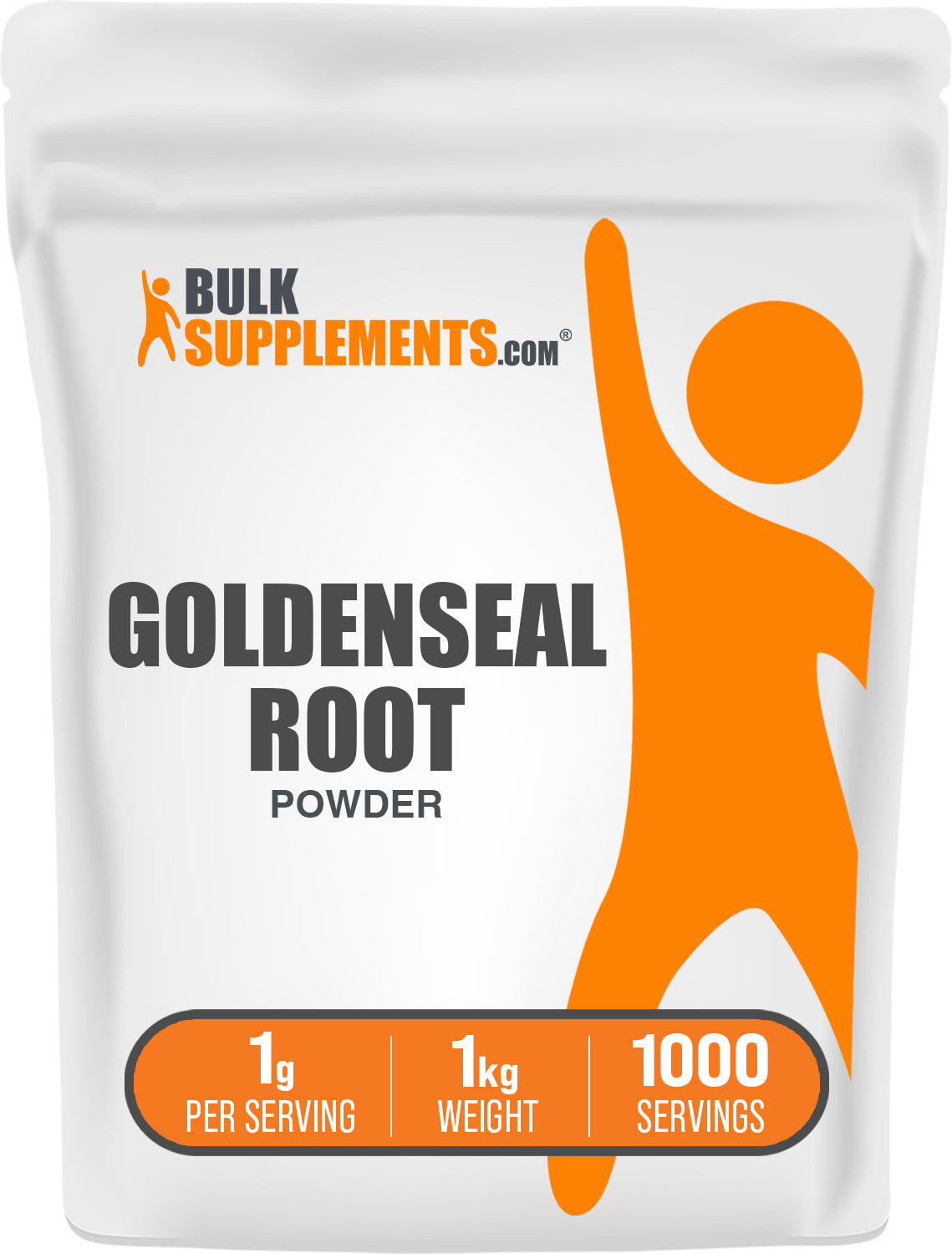 BulkSupplements.com Goldenseal Root Powder 1kg bag image