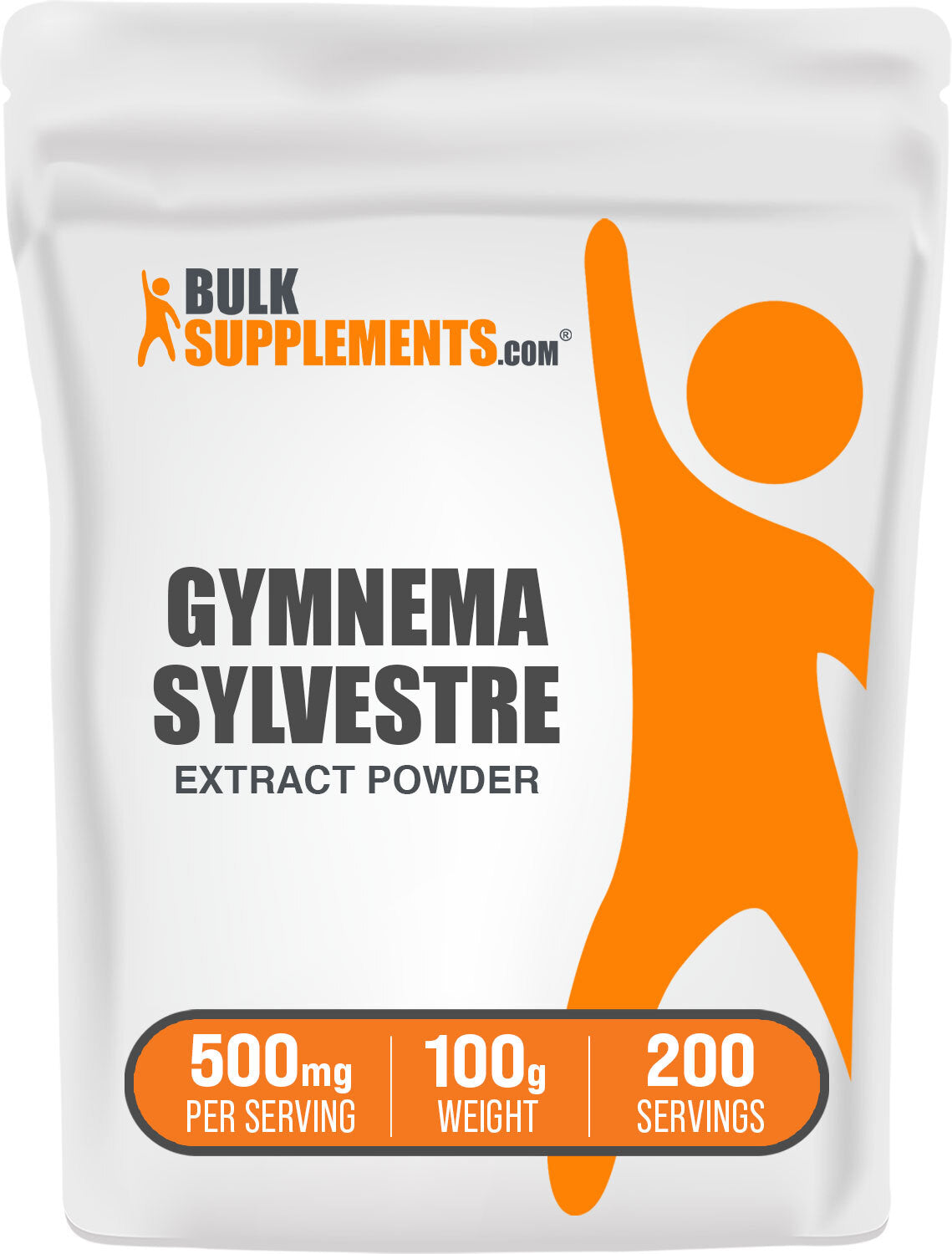 BulkSupplements.com Gymnema Extract Powder 100g bag image