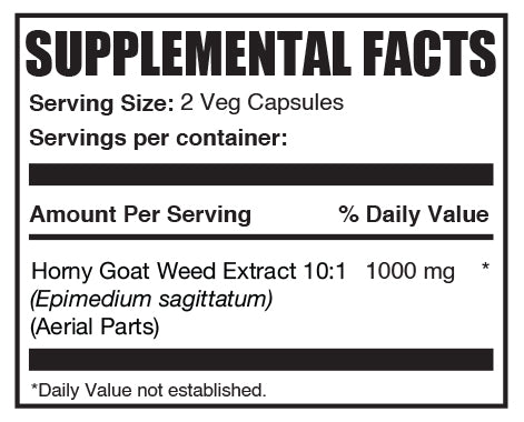 horny goat weed caps mini label