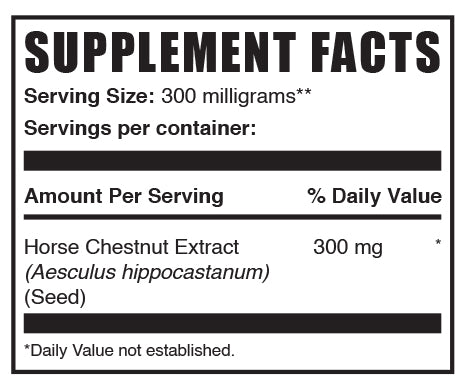 Horse chestnut extract powder mini label