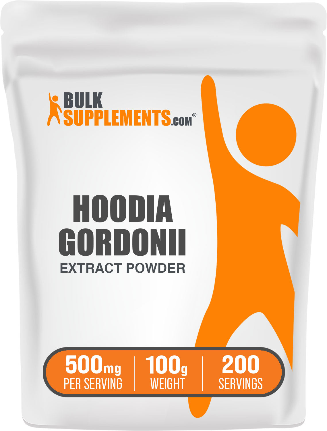 BulkSupplements.com Hoodia Extract Powder 100g bag image