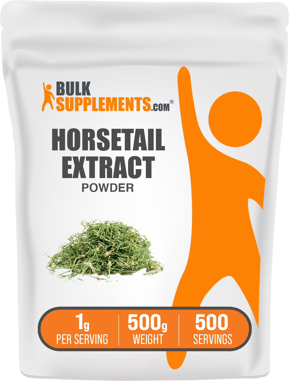 BulkSupplements.com Horsetail Extract Powder 500g bag image