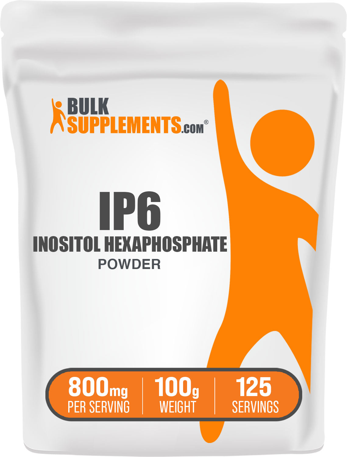 BulkSupplements.com IP6 Inositol Hexaphosphate powder bag 100g