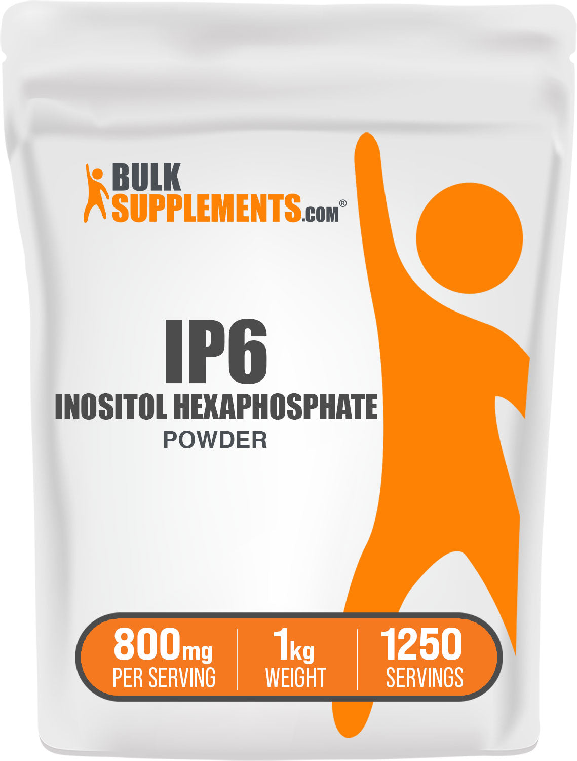 BulkSupplements.com IP6 Inositol Hexaphosphate powder bag 1kg
