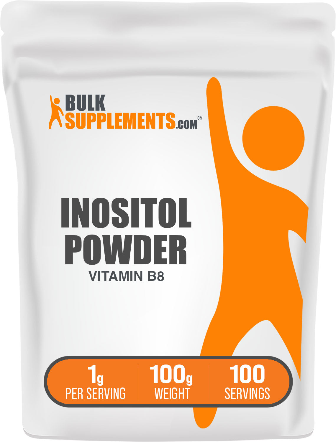 BulkSupplements.com Inositol Powder 100g bag image