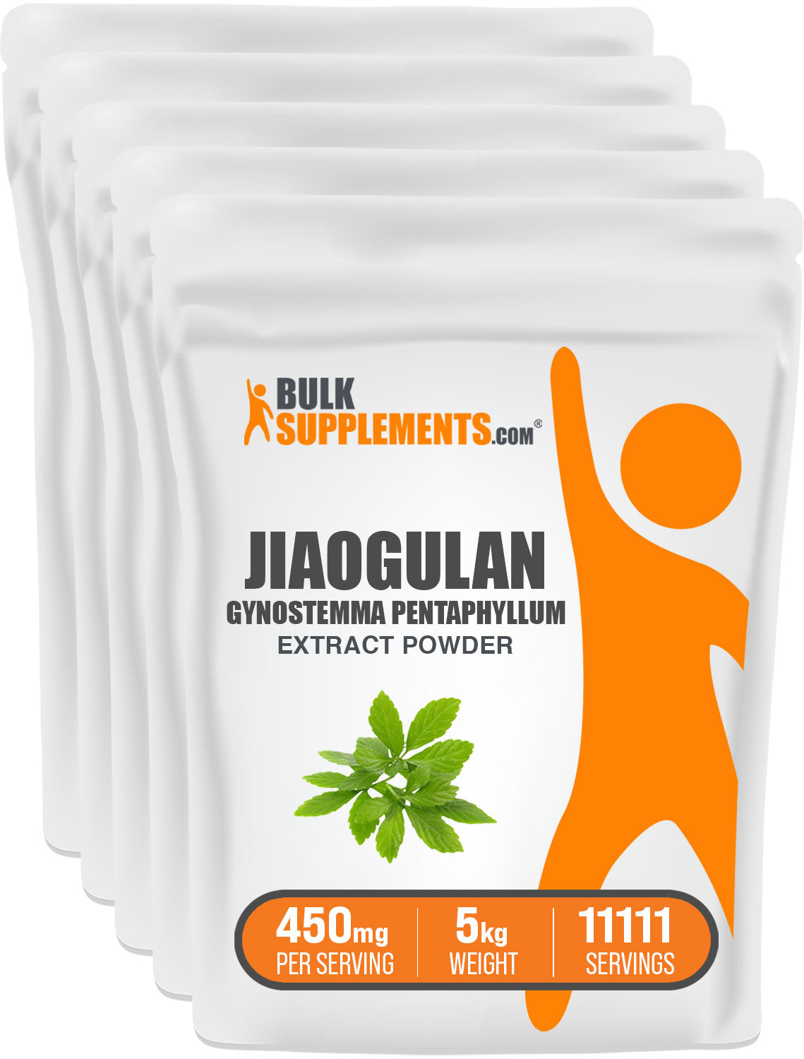 BulkSupplements.com Gynostemma Extract (Jiaogulan) Powder 5kg bag image