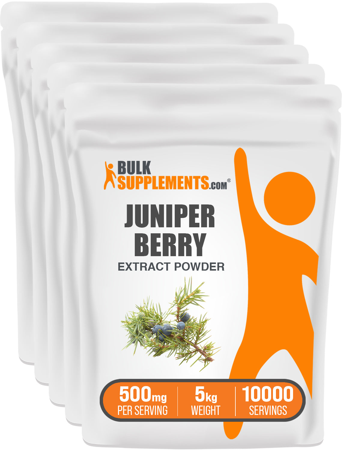 BulkSupplements.com Juniper Berry Extract Powder 5kg bag image