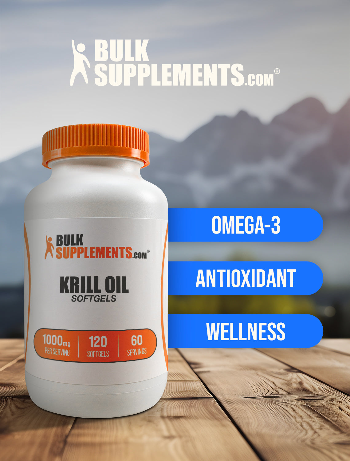 Krill oil softgels benefits image