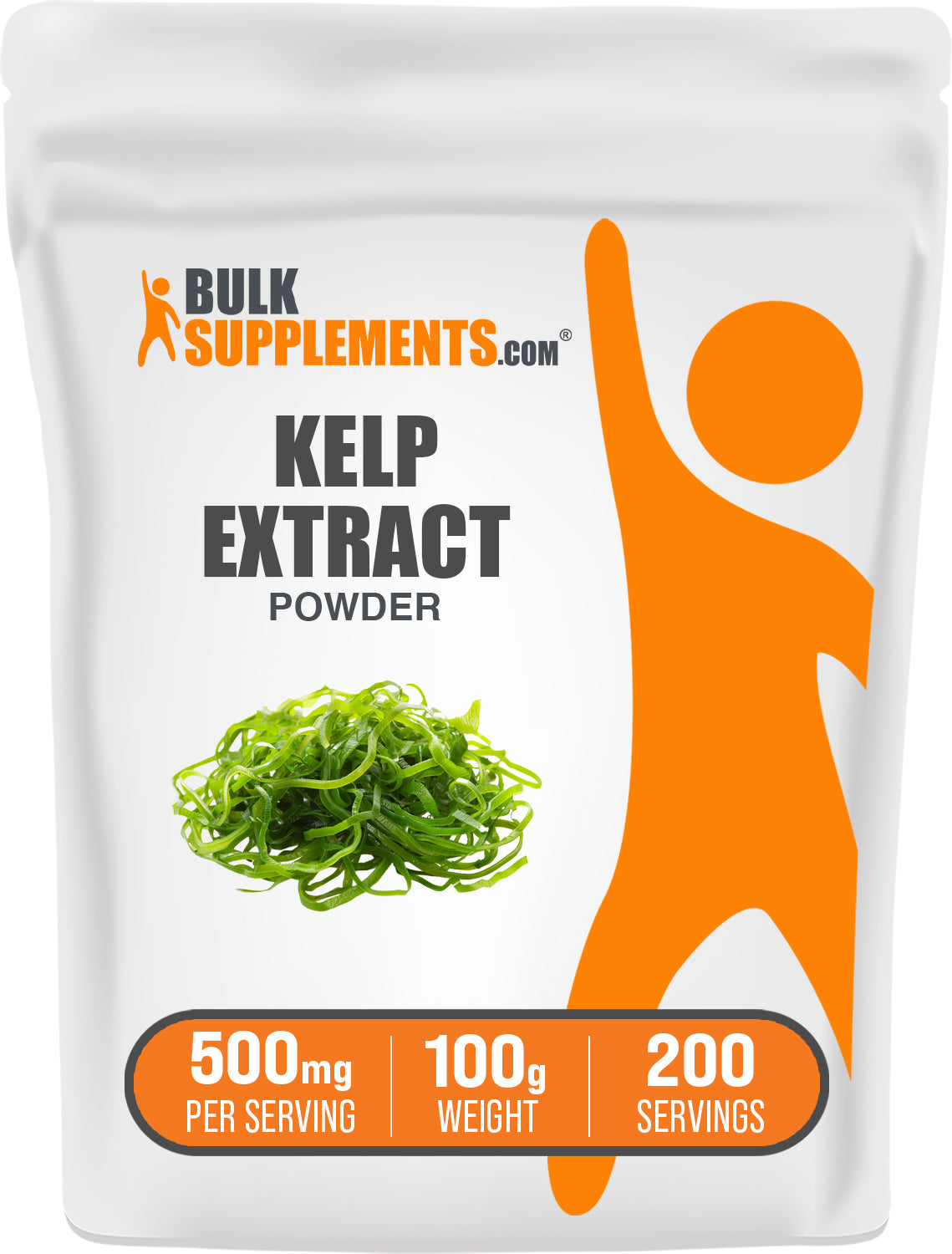 BulkSupplements.com Kelp Extract Powder 100g bag image