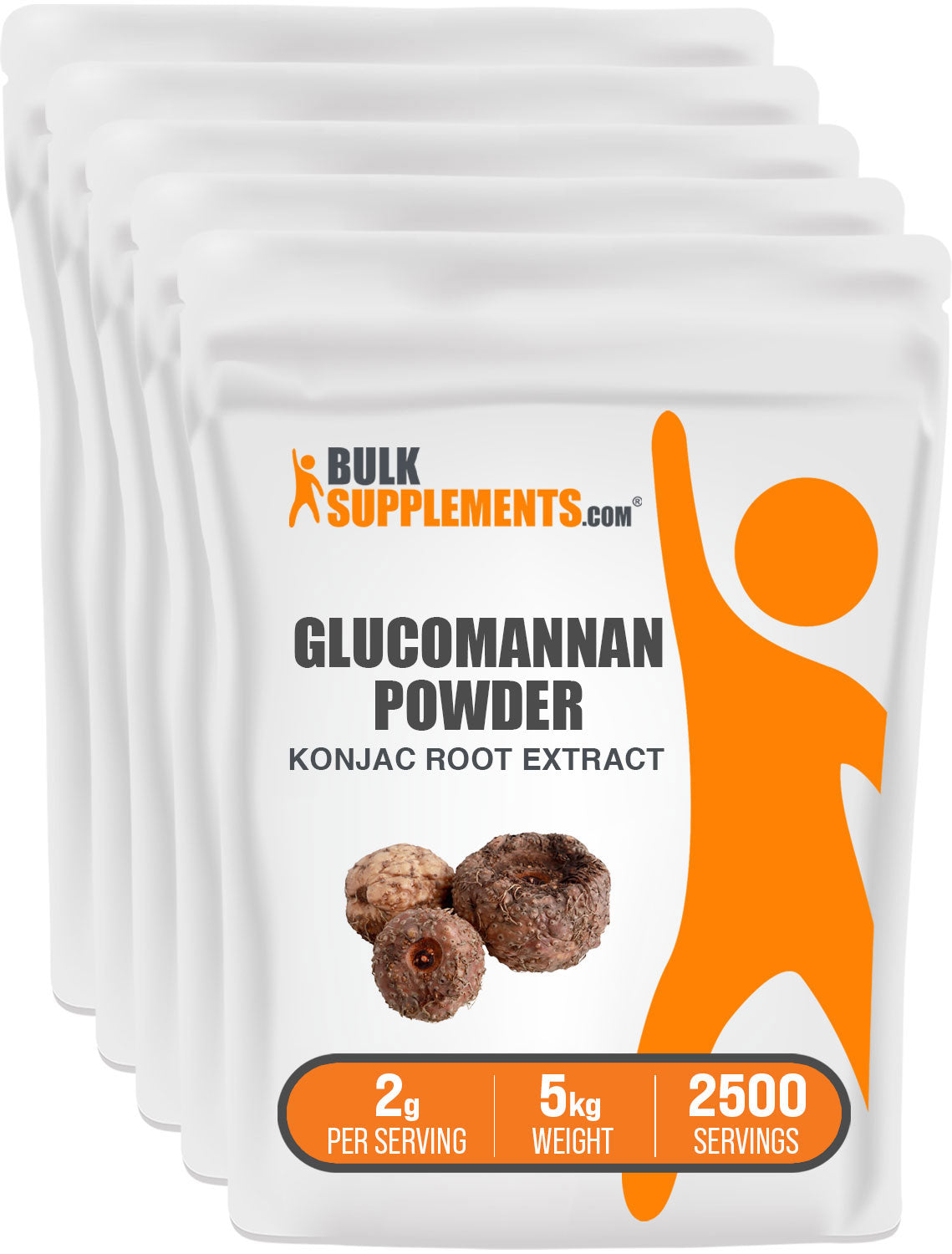 Glucomannan powder konjac root extract 5kg bags