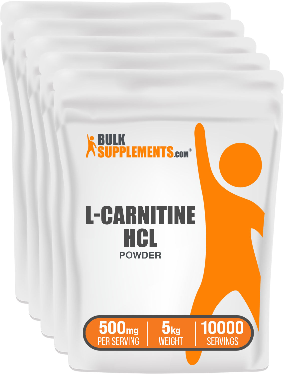 BulkSupplements.com L-Carnitine HCl Powder 5kg bag image