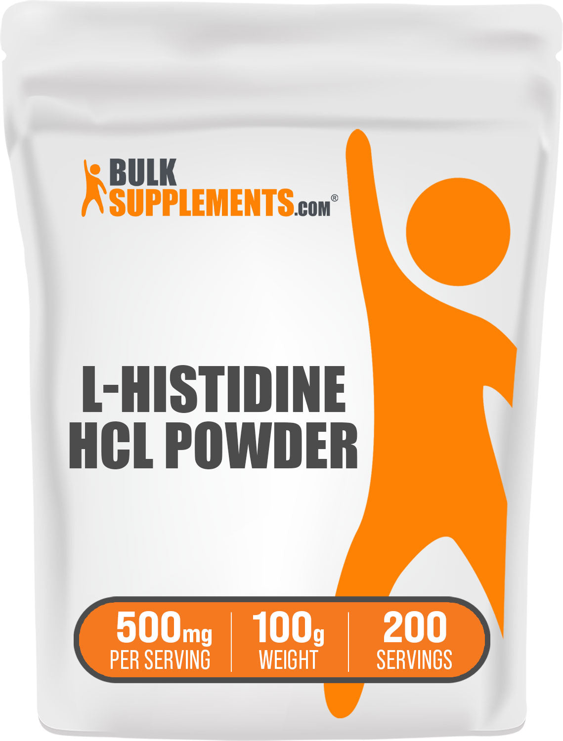BulkSupplements.com L-Histidine HCl Powder 100g