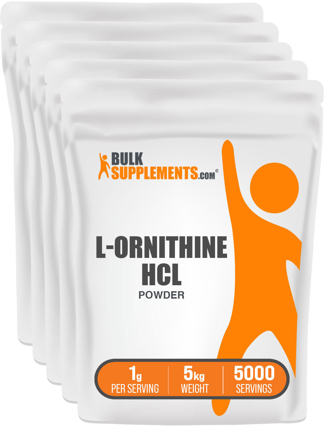 BulkSupplements.com L-Ornithine HCl Powder 5kg bag