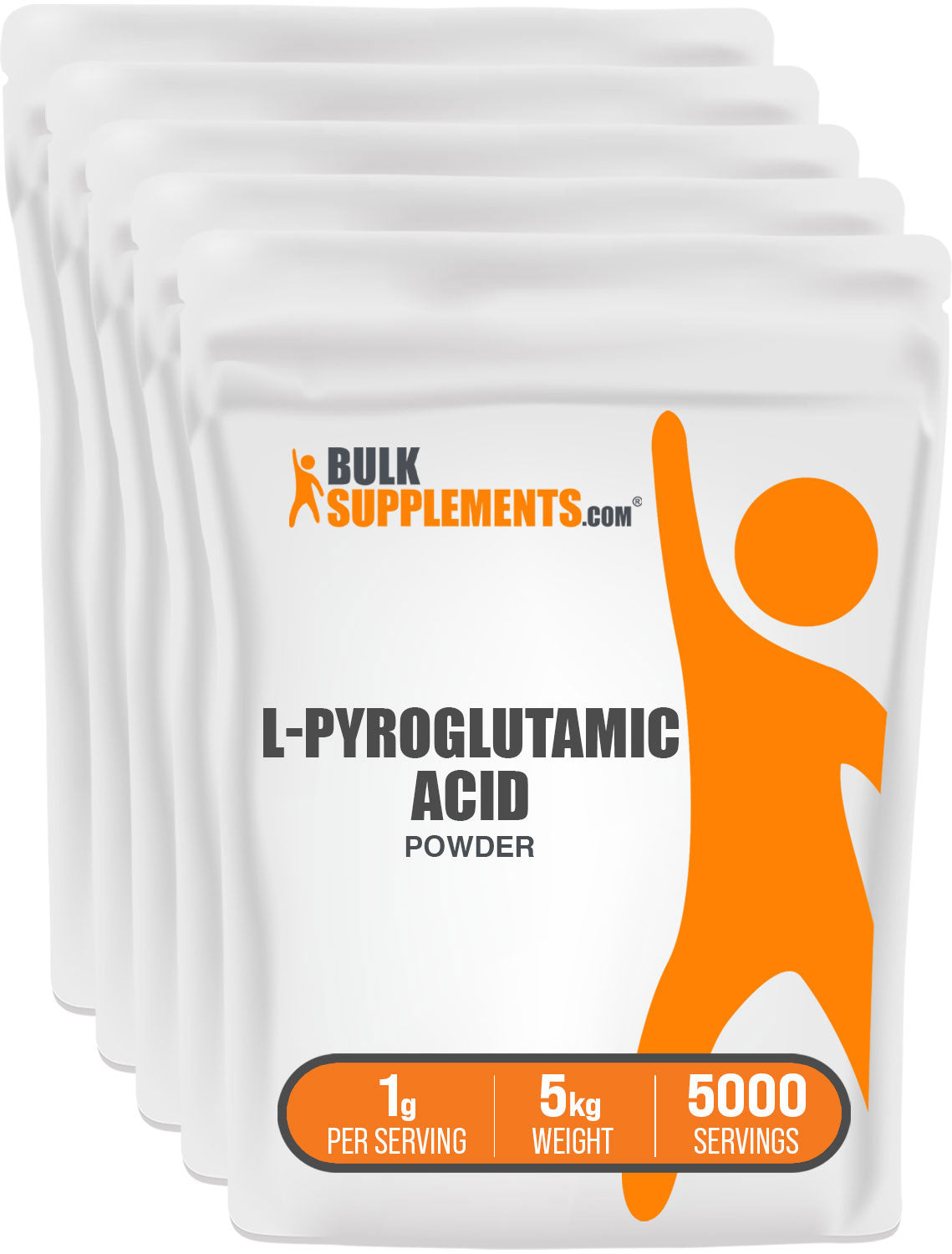 BulkSupplements.com L-Pyroglutamic Acid Powder 5kg bag image