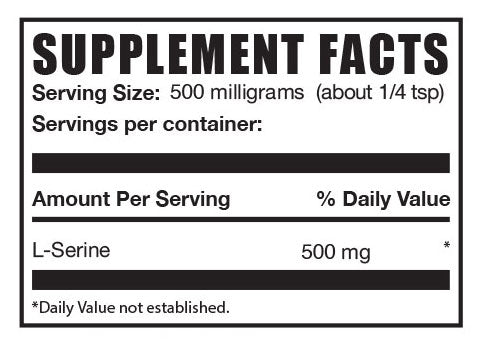 L-Serine powder mini label