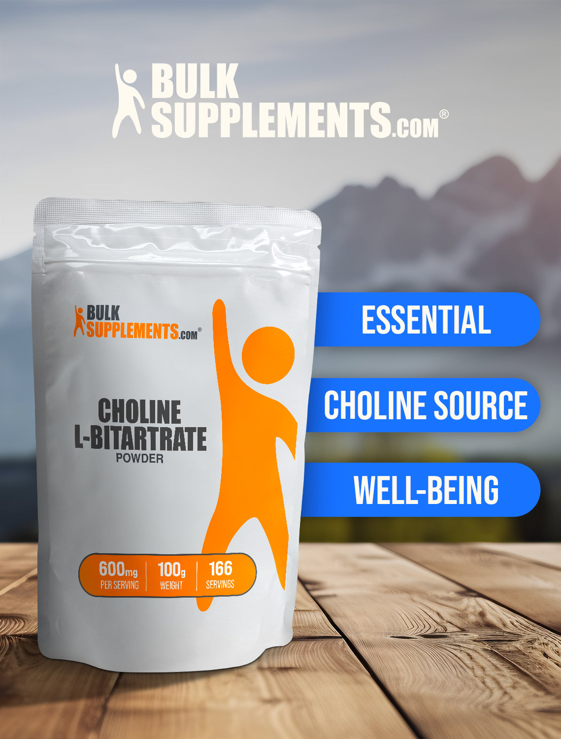 Choline L-Bitartate powder keyword image 100g
