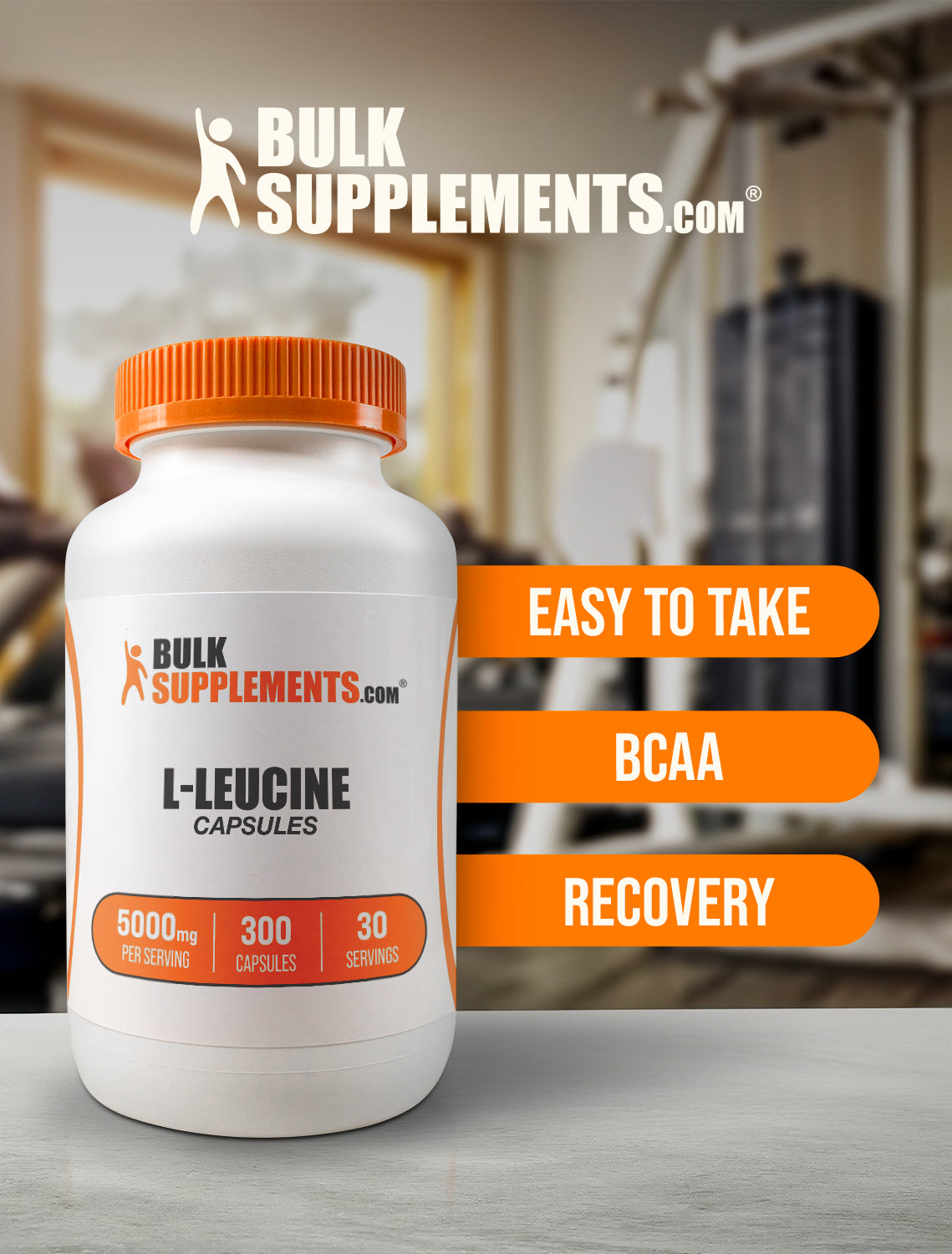 L-Leucine capsules keyword image 300 ct