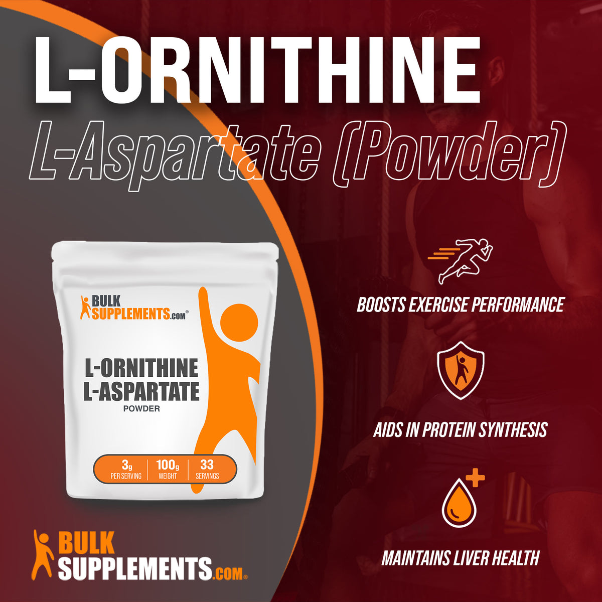 L Ornithine L Aspartate Powder Amino Acid Supplement