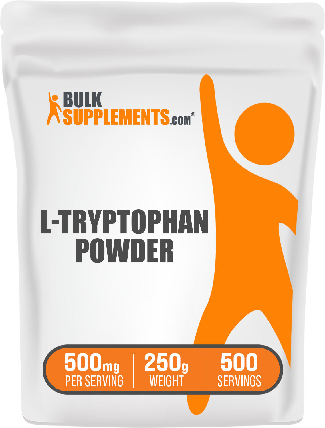BulkSupplements.com L-Tryptophan Powder 250g bag