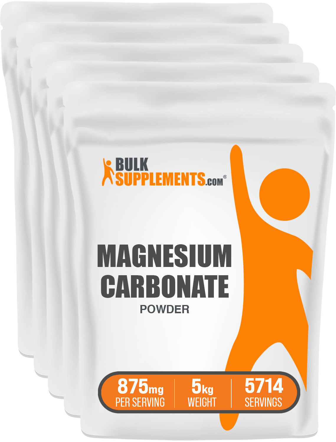 BulkSupplements.com Magnesium Carbonate powder 5kg bags