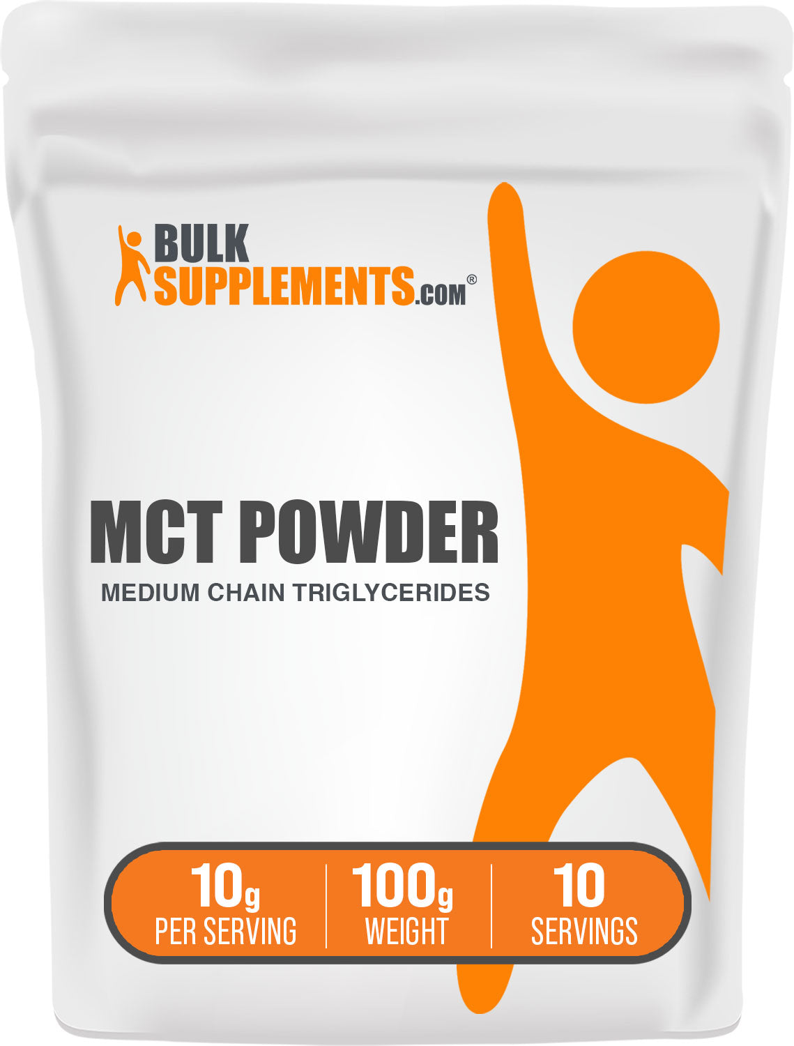 BulkSupplements.com MCT Powder 100g bag image