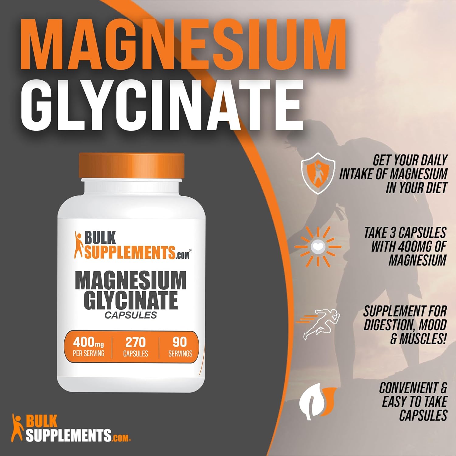Magnesiumglycinatkapslar
