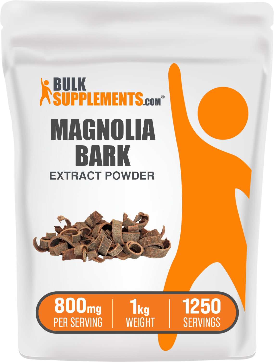 BulkSupplements.com Magnolia Extract Powder 1kg bag image