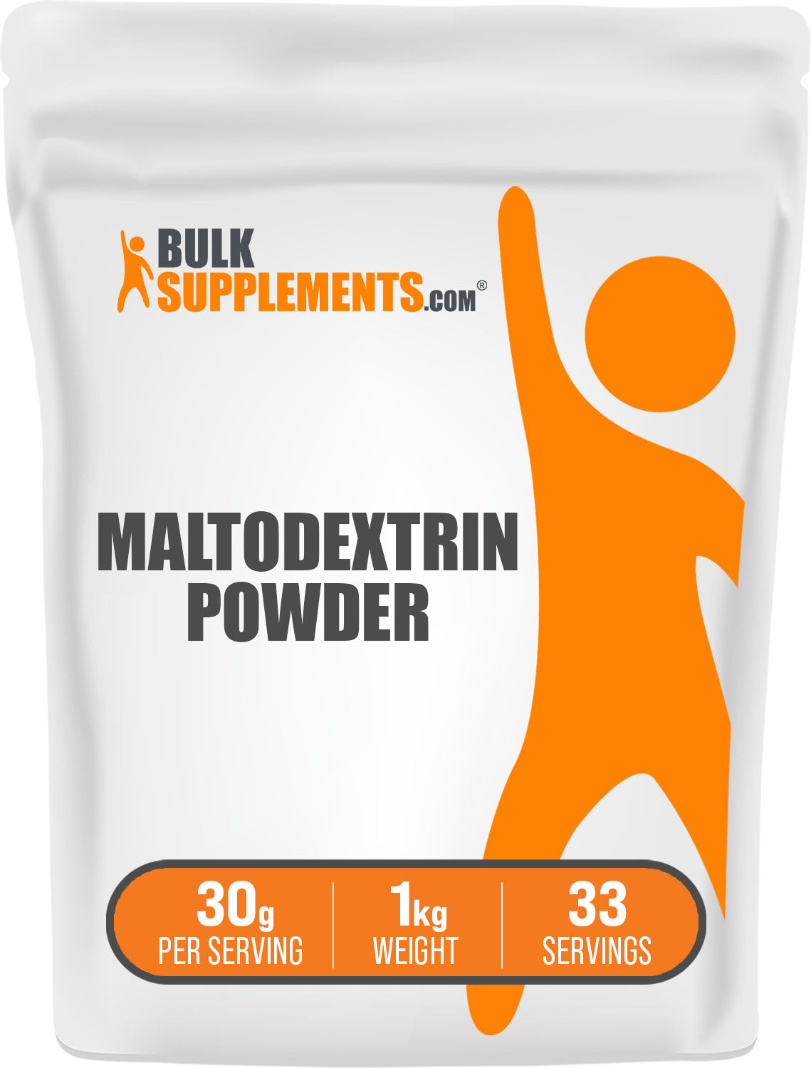 BulkSupplements.com Maltodextrin Powder 1kg bag