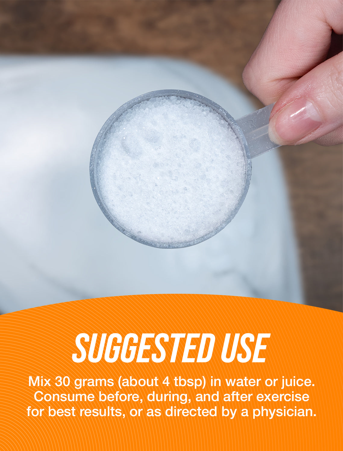 Maltodextrin powder suggested use image