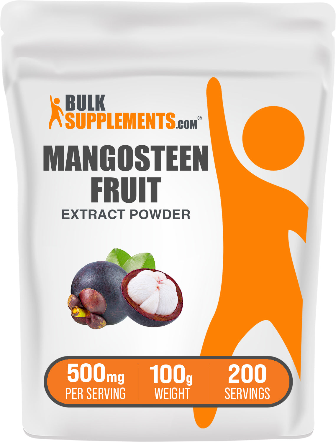 BulkSupplements.com Mangosteen Extract Powder 100g bag image