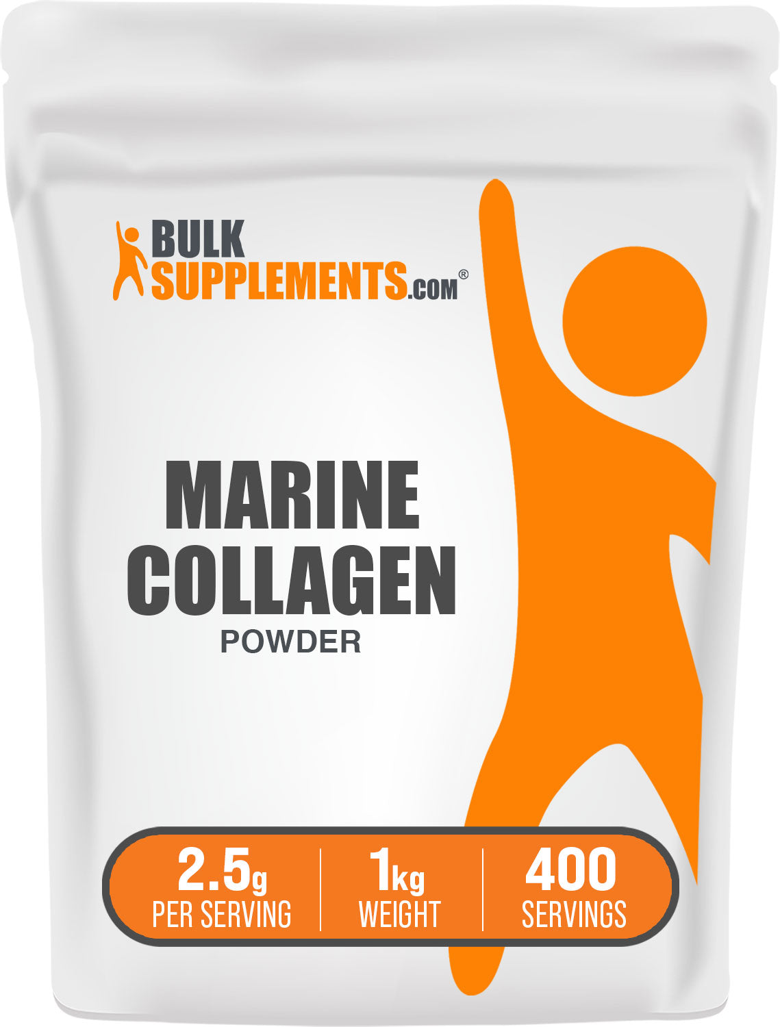 BulkSupplements.com Marine Collagen Powder 1kg bag image