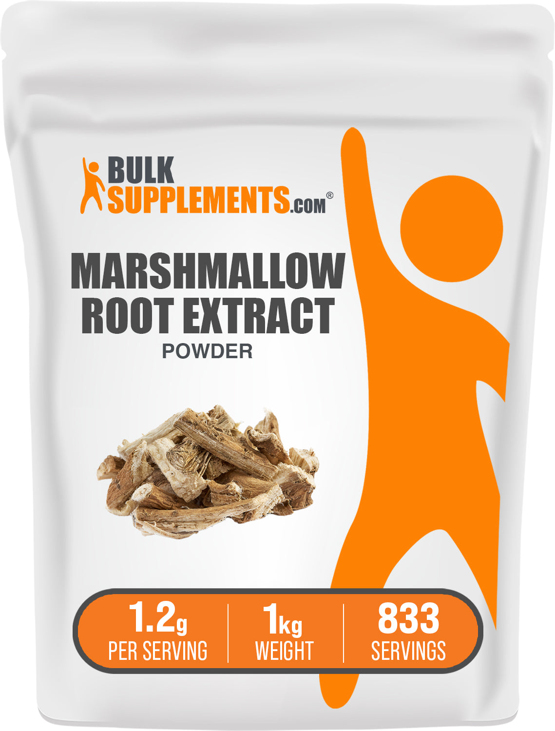 BulkSupplements.com Marshmallow Root Extract Powder 1kg bag image