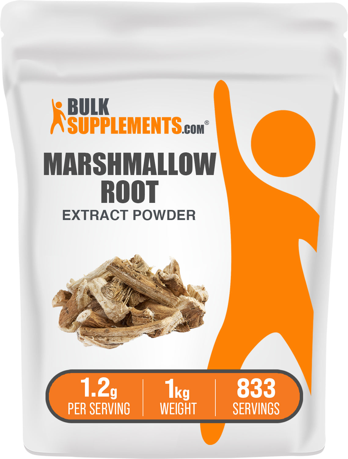 BulkSupplements.com Marshmallow Root Extract Powder 1kg bag image