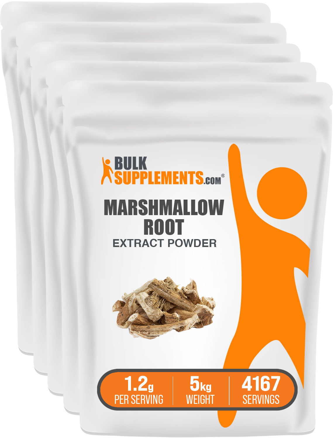 BulkSupplements.com Marshmallow Root Extract Powder 5kg bag image