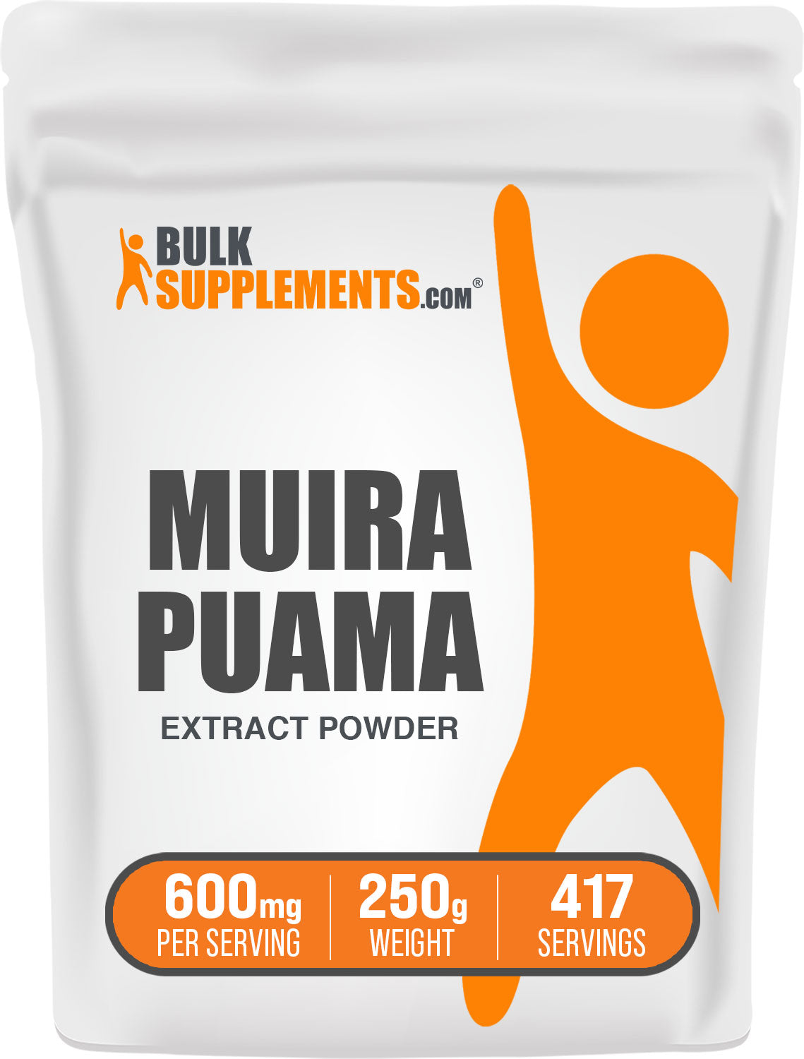 BulkSupplements.com Muira Puama Extract Powder 250g bag