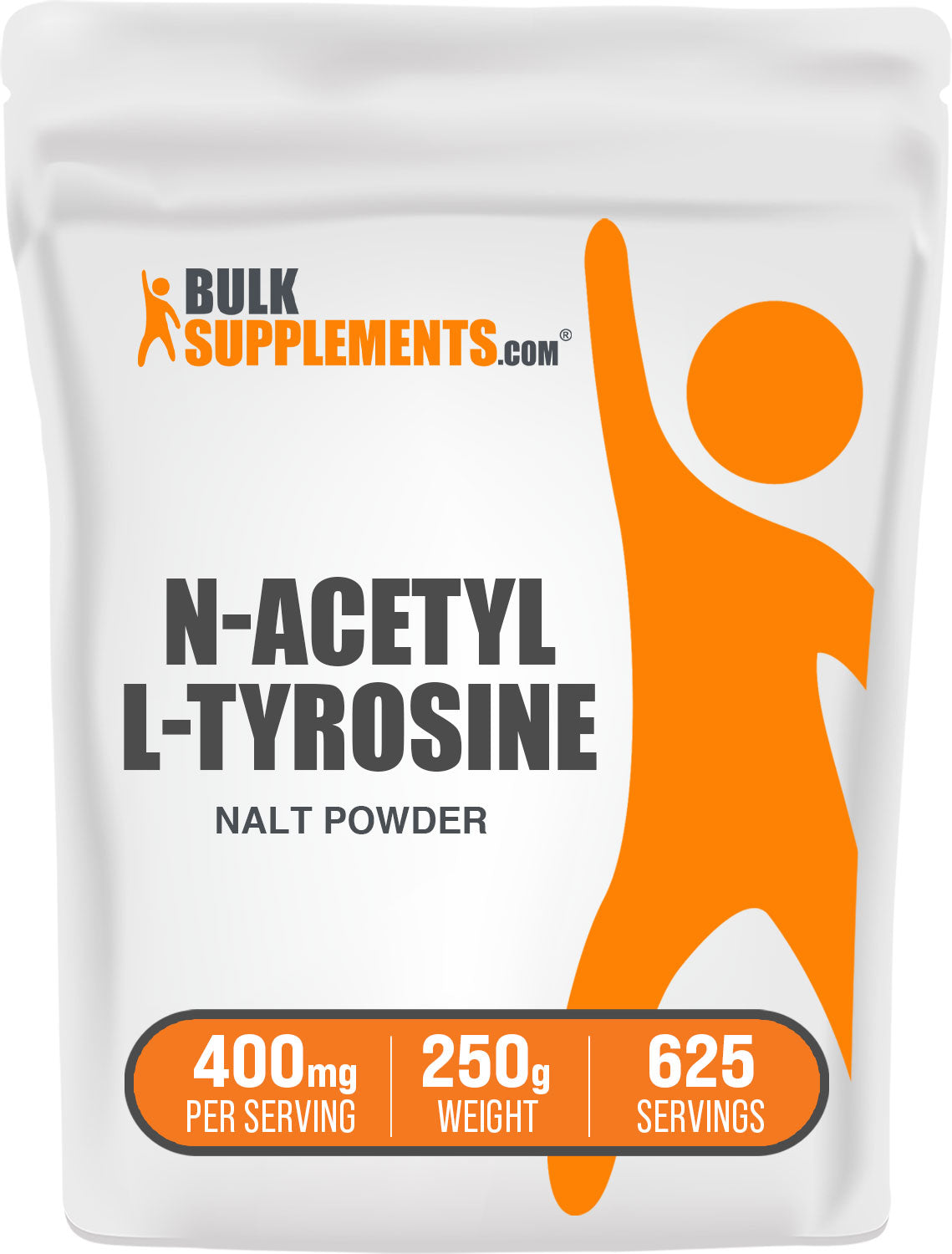 BulkSupplements.com NALT Powder N-Acetyl L-Tyrosine 250g bag