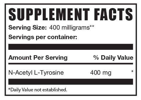 N-Acetyl L-Tyrosine powder mini label