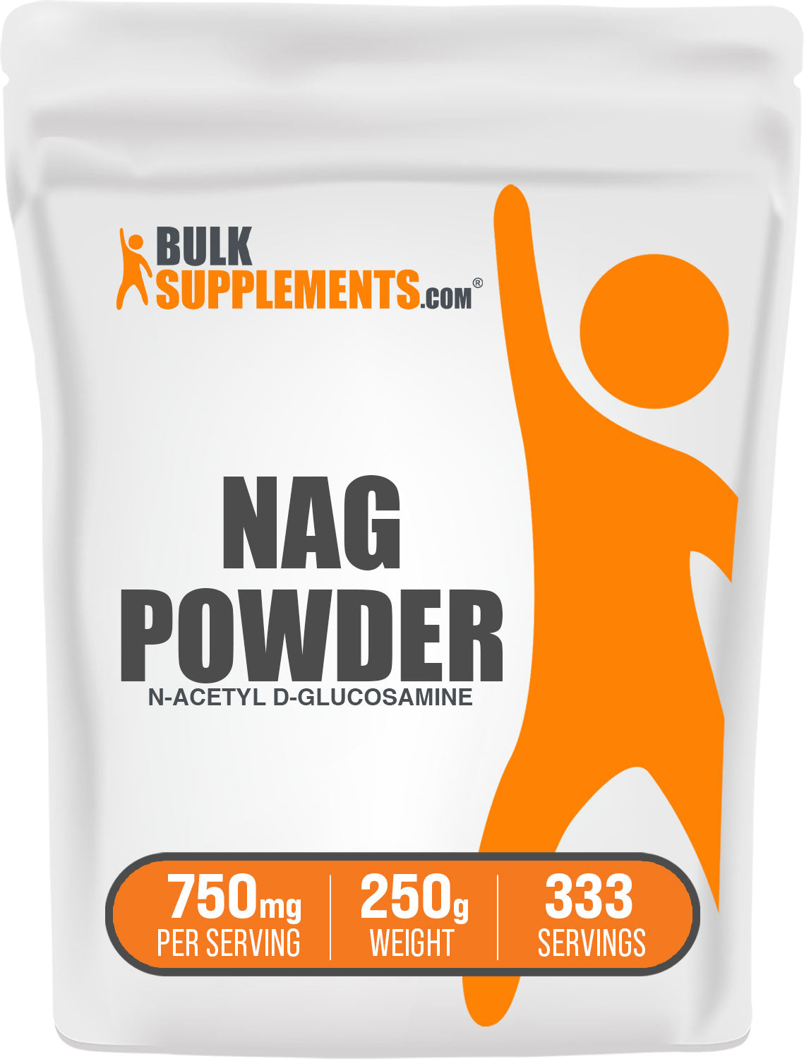 BulkSupplements.com NAG Powder N-Acetyl D-Glucosamine 250g bag