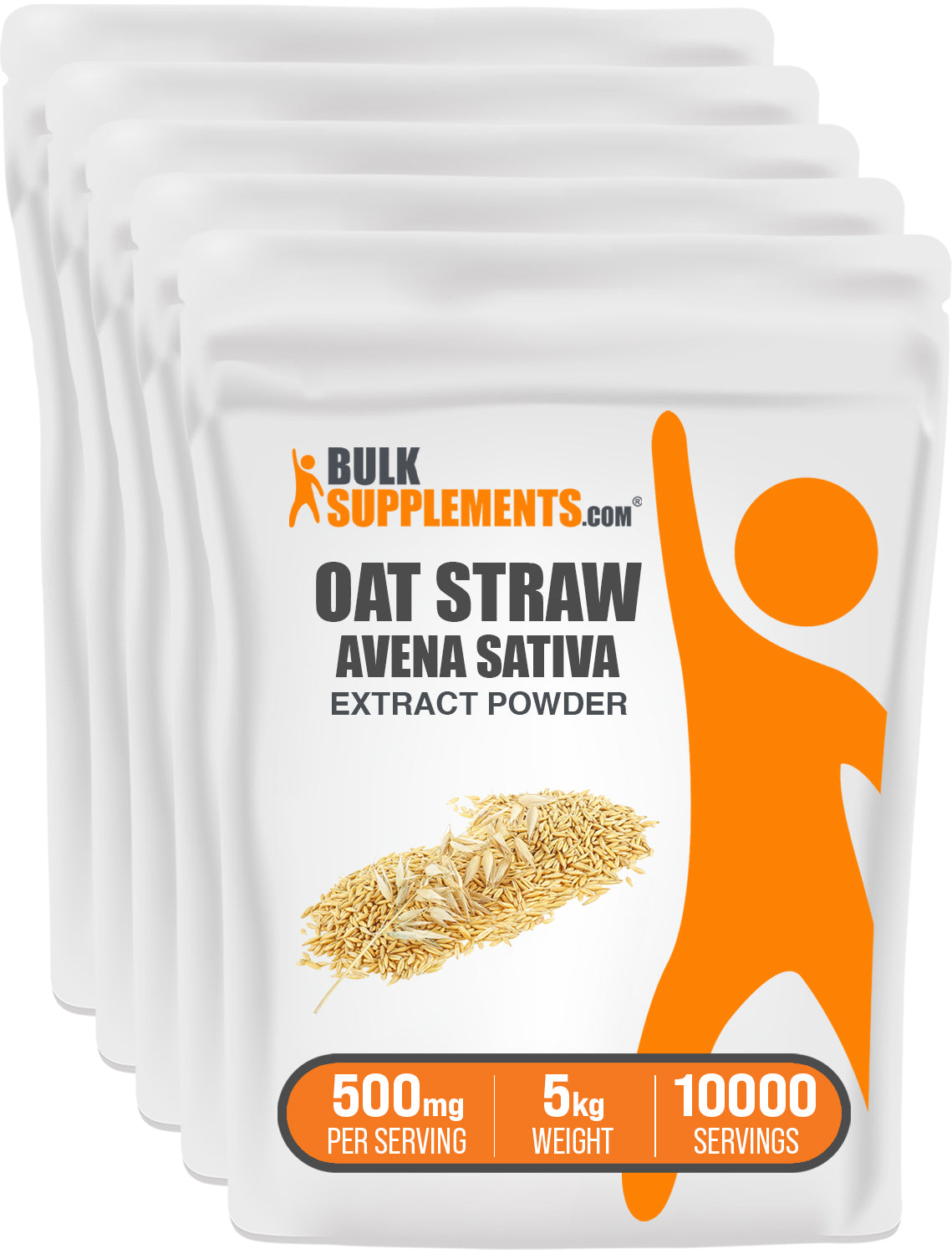 BulkSupplements.com Oat Straw Extract Powder 5kg bag image