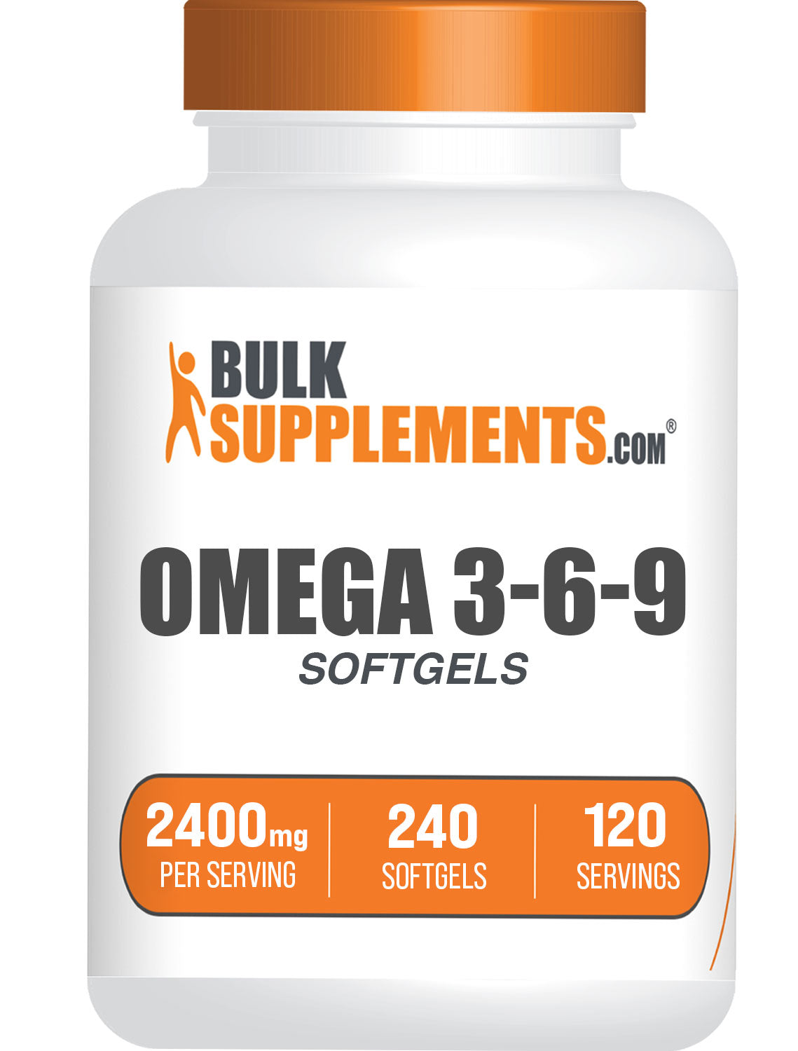 BulkSupplements.com Omega 3-6-9 Softgels 240 Softgels bottle image