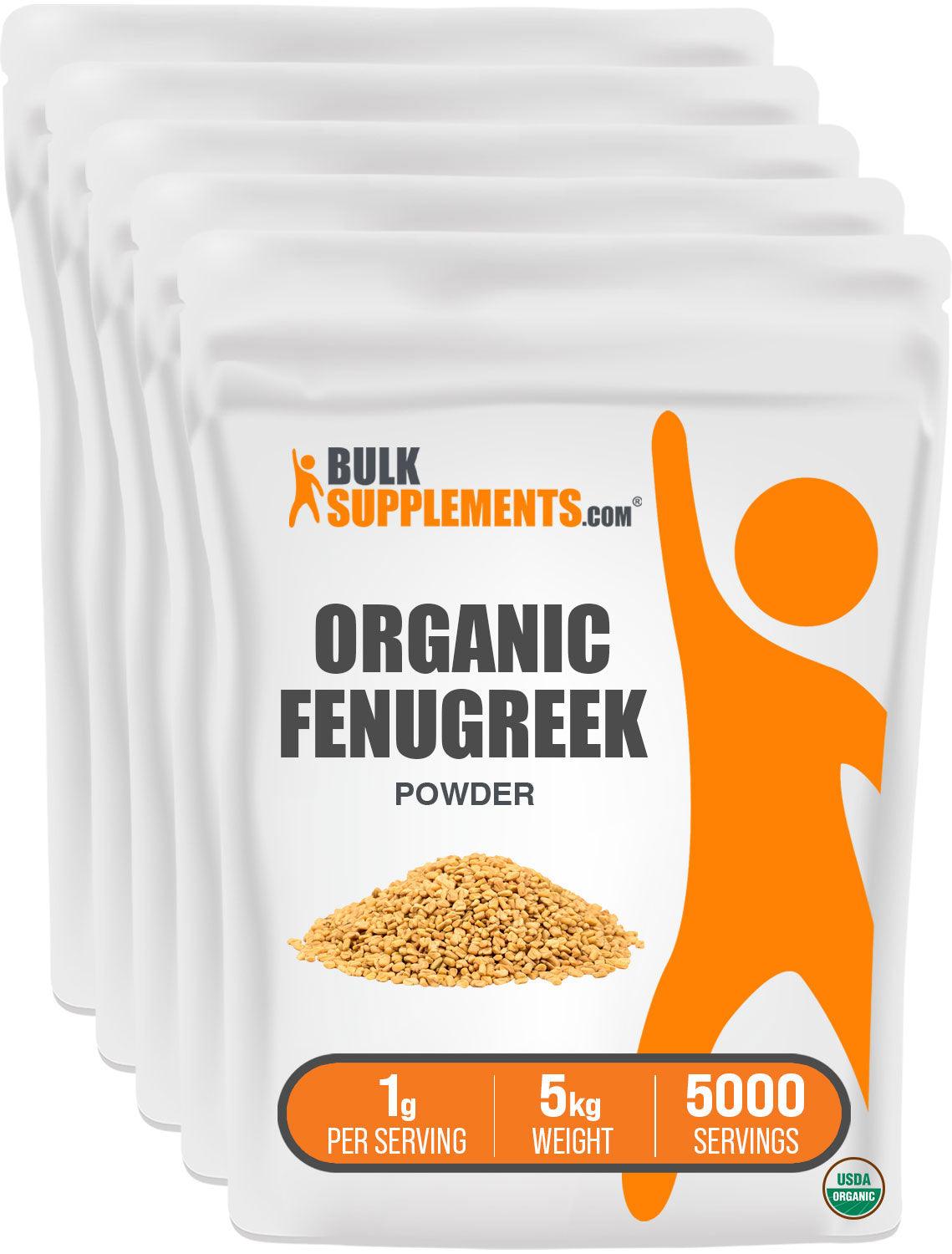 BulkSupplements.com Organic Fenugreek Powder 5kg