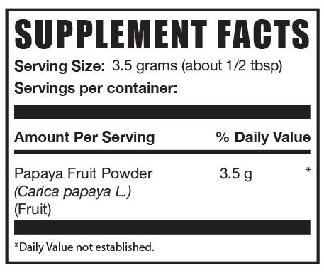 papaya fruit powder mini