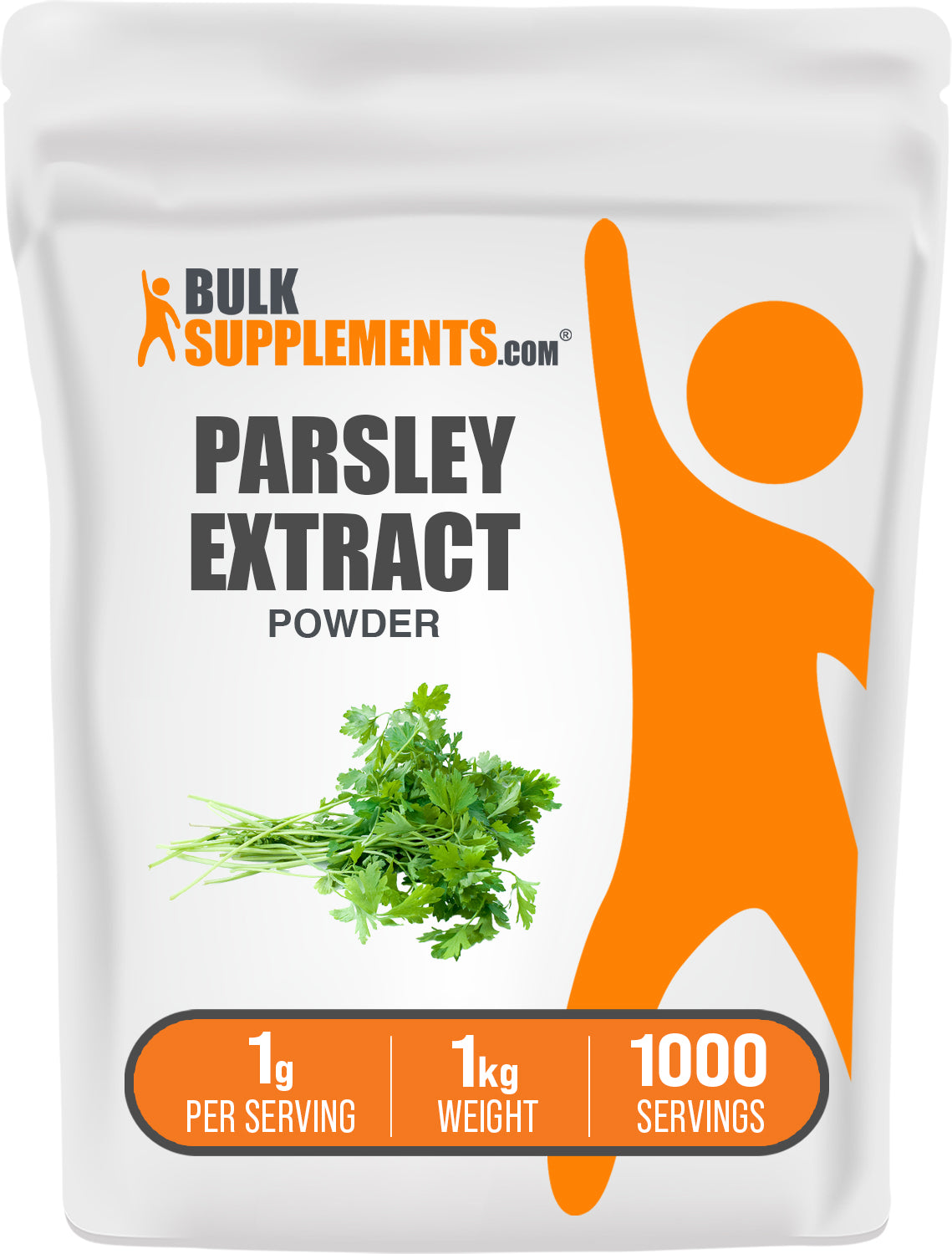 BulkSupplements.com Parsley Extract Powder 1kg bag image