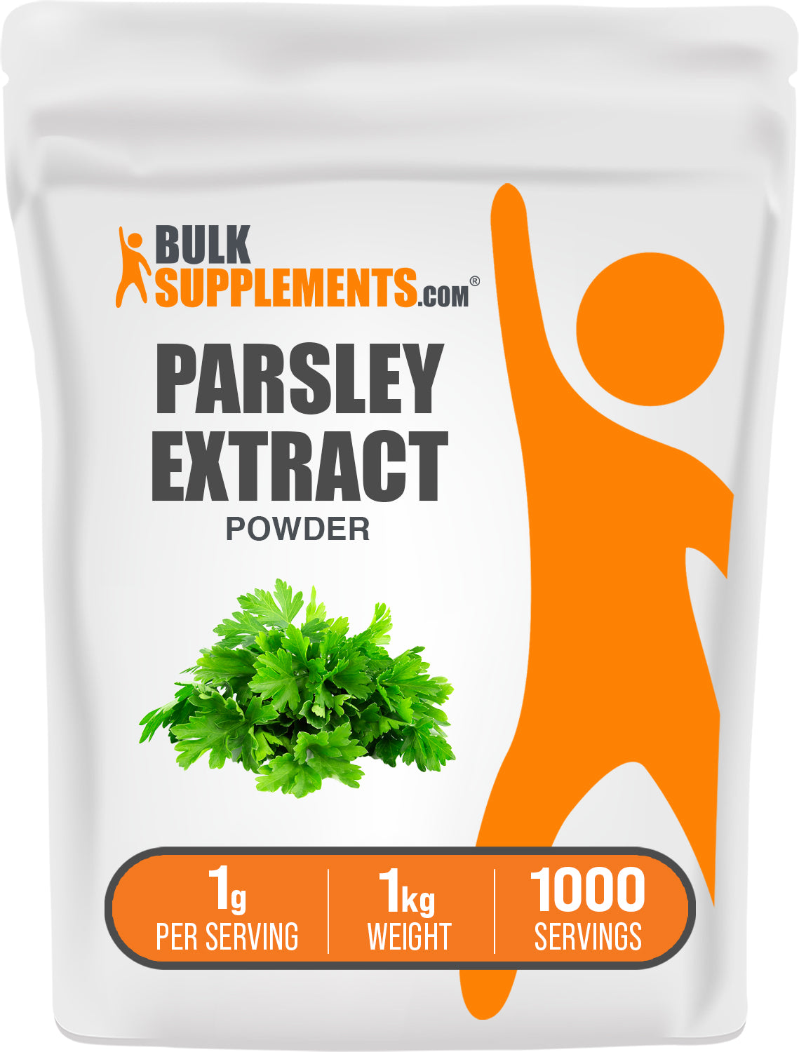 BulkSupplements.com Parsley Extract Powder 1kg bag image