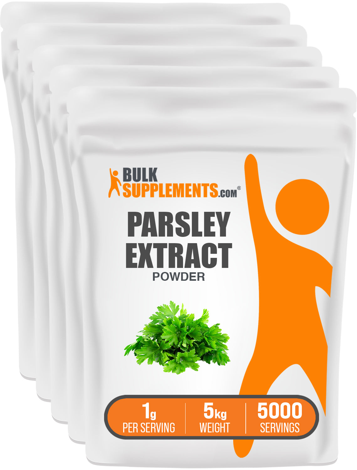 BulkSupplements.com Parsley Extract Powder 5kg bag image