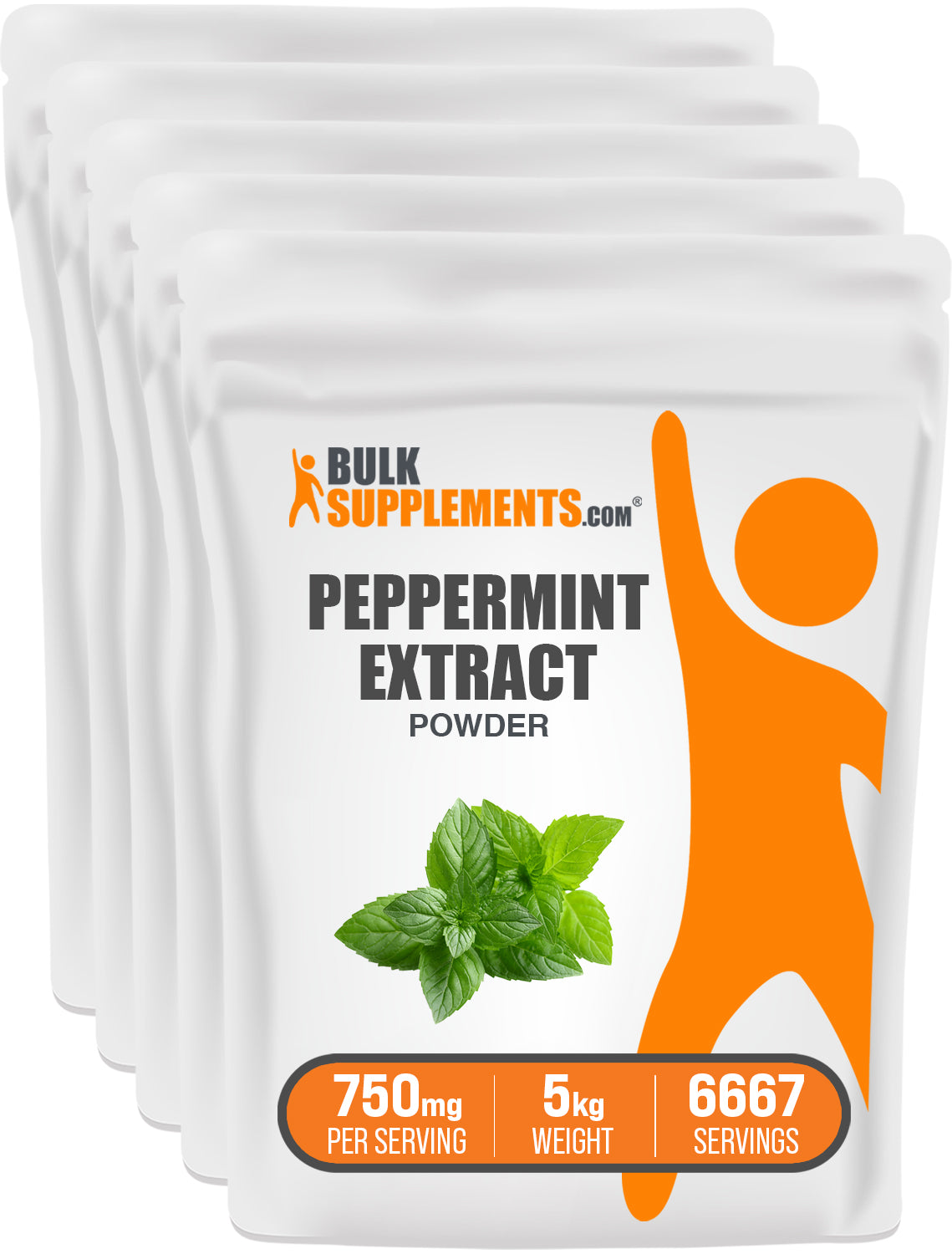 BulkSupplements.com Peppermint Extract Powder 5kg bag image