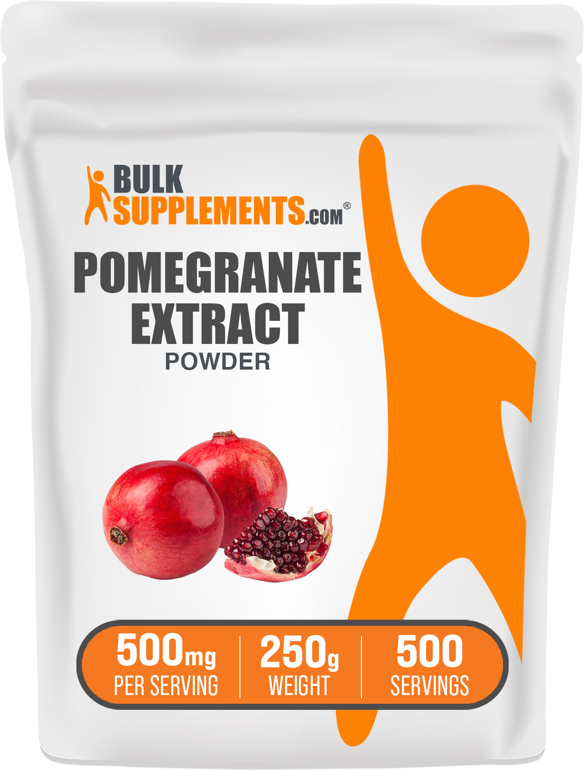 BulkSupplements.com Pomegranate Extract Powder 250g bag image