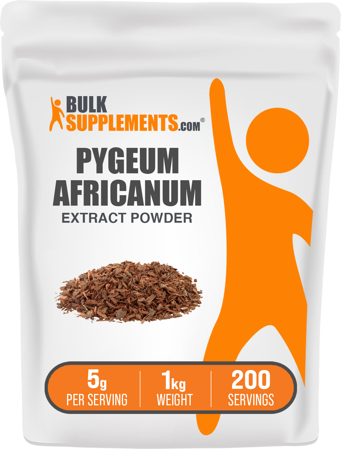 BulkSupplements.com Pygeum Africanum Extract Powder 1kg bag image