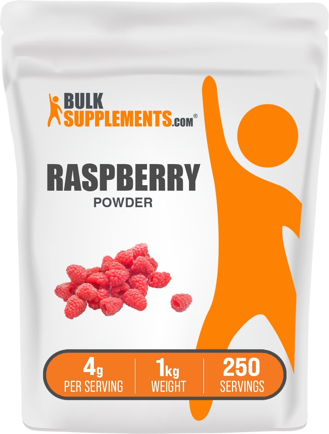 BulkSupplements.com Raspberry Powder 1kg bag image